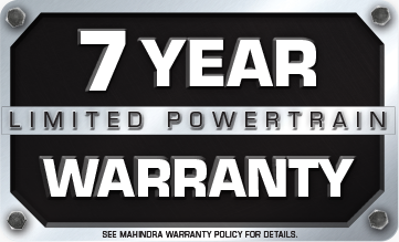 7 Year Limited Powertrain Warranty
